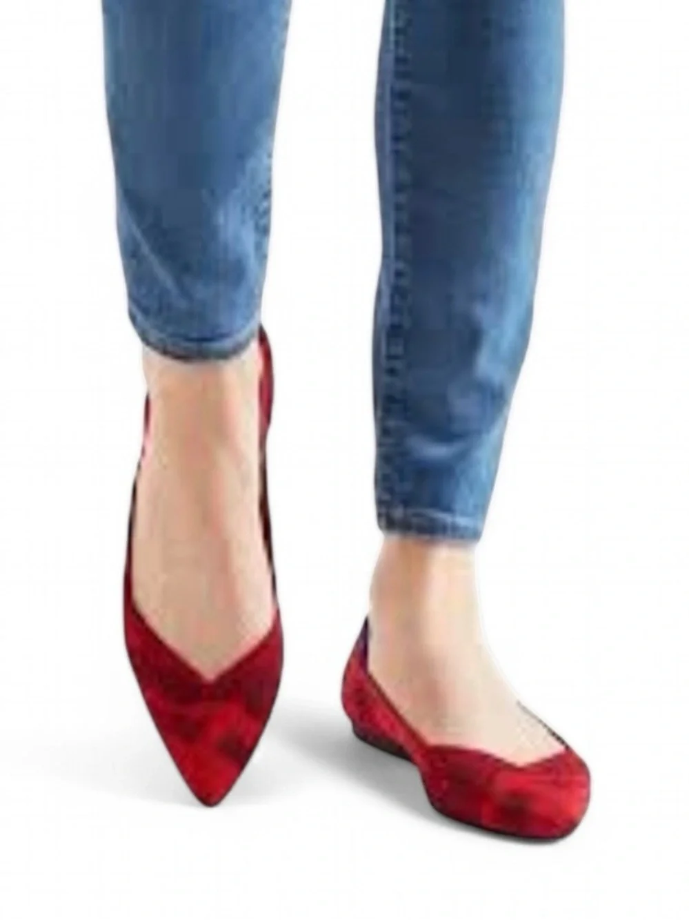 Rothy's The Point Magenta Heather Purple Pointed Flats Size 8.5 w/ Box